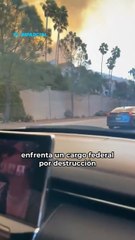 Detienen al presunto responsable del incendio Palisades