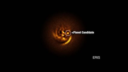 Potential Planet Under Construction Revealed By Very Large Telescope Instrument
