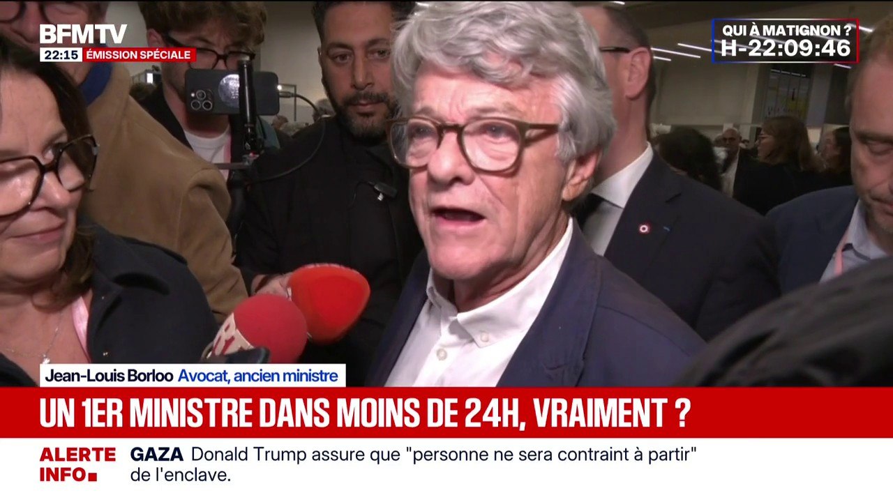 "Je n'ai reçu de coup de fil de personne": Jean-Louis Borloo nie être en lice pour le poste de Premier ministre