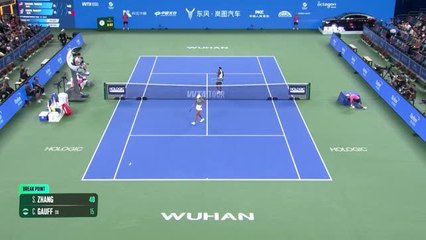 Wuhan - Coco Gauff file en quarts de finale