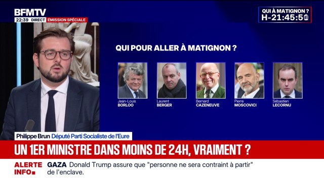 Premier ministre: Bernard Cazeneuve, je pense, serait l'homme de la situation , estime Philippe Brun (PS)