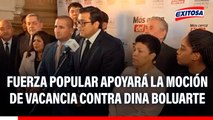 Fuerza Popular anuncia que respaldará 