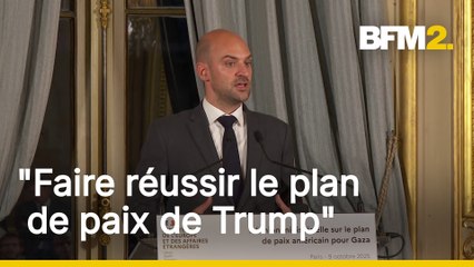 Réunion pour Gaza à Paris: la conférence de presse de Jean-Noël Barrot en intégralité