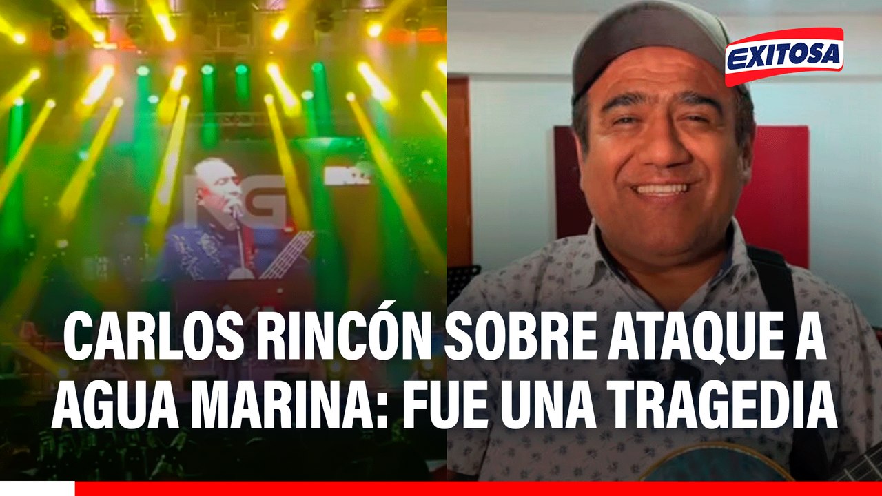 Carlos Rincón se solidariza con Agua Marina tras atentado: Fue una tragedia