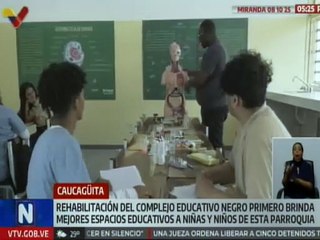 Miranda | Reinaugurado el Complejo Educativo Negro Primero en la parroquia Caucagüita