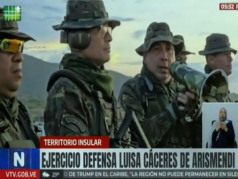 FANB continúa ejercicios militares en el territorio insular de Venezuela