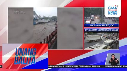 Malakas na ulan, nagdulot ng flashflood sa Guinobatan | Unang Balita