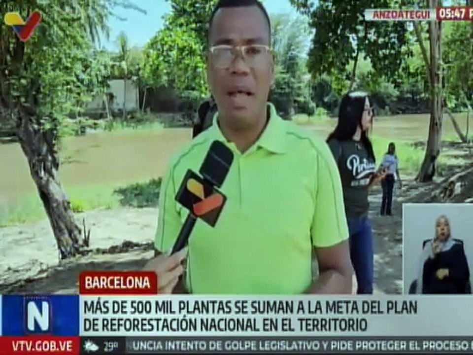 Anzoátegui | A través de la Jornada Nacional de Reforestación se sembraron 80 arboles en Barcelona
