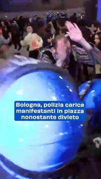 Piazza Maggiore blindata: intervento delle forze dell'ordine per manifestazione pro-Pal