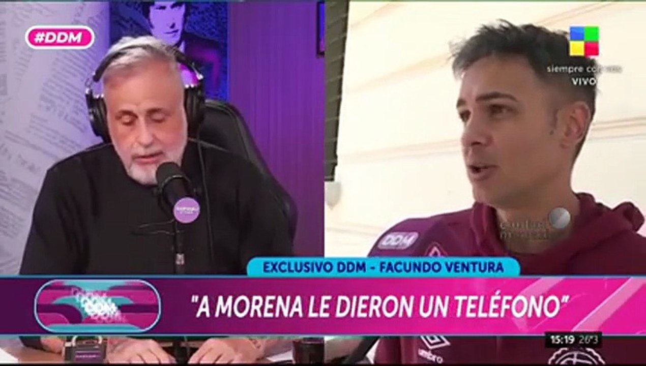 Facundo Ventura sobre Morena Rial: “Le hace falta golpearse un poquito para tomar conciencia”