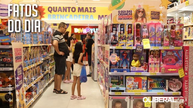 Belém celebra Dia das Crianças e Círio de Nazaré ao mesmo tempo, com alta intenção de compras