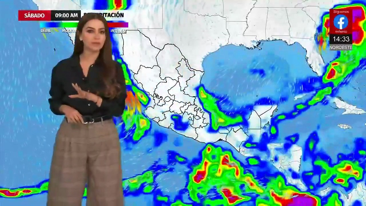 Clima de hoy jueves 9 de octubre de 2025 | Pronóstico con Sandy Tok