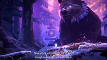 The Bear telling Ori the sad story of Shriek.