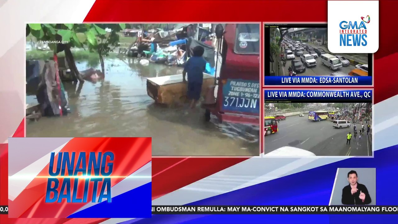 Ilang lugar sa Mindanao, muling nalubog sa baha dahil sa malakas na ulan | Unang Balita