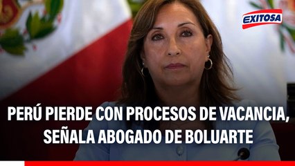 Dina Boluarte podría ser destituida: Procesos de vacancia hacen que pierda el Perú, señala su abogado