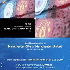 Derby Manchester : United vs City (13/12/2020) | Trailer trên K+PM HD (MyTV)