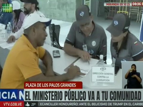 Miranda | MP ha atendido a más de 4 millones de personas con los programas de justicia de calle