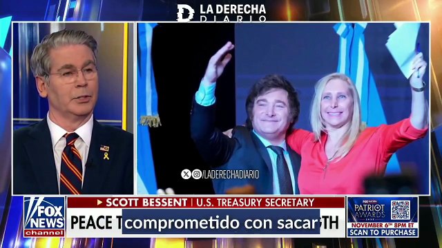 Scott Bessent habló tras anunciar que el Tesoro de Estados Unidos comprará pesos por primera vez en la historia: Argentina es un faro en América Latina. Esto no es un rescate, es comprar barato y vender caro. El peso está infravalorado .