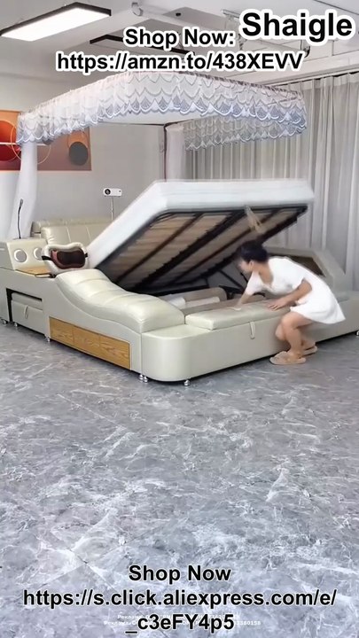 Modern Bedroom Furniture Bedroom Sets Multifunctional Electric Massage Bed