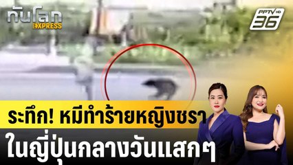 ระทึก! หมีทำร้ายหญิงชราในญี่ปุ่นกลางวันแสกๆ|ทันโลก EXPRESS | 10 ต.ค. 68