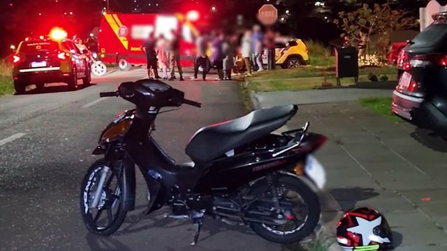 Adolescente é atropelada por moto no Pioneiros Catarinenses; Siate e PM foram mobilizados
