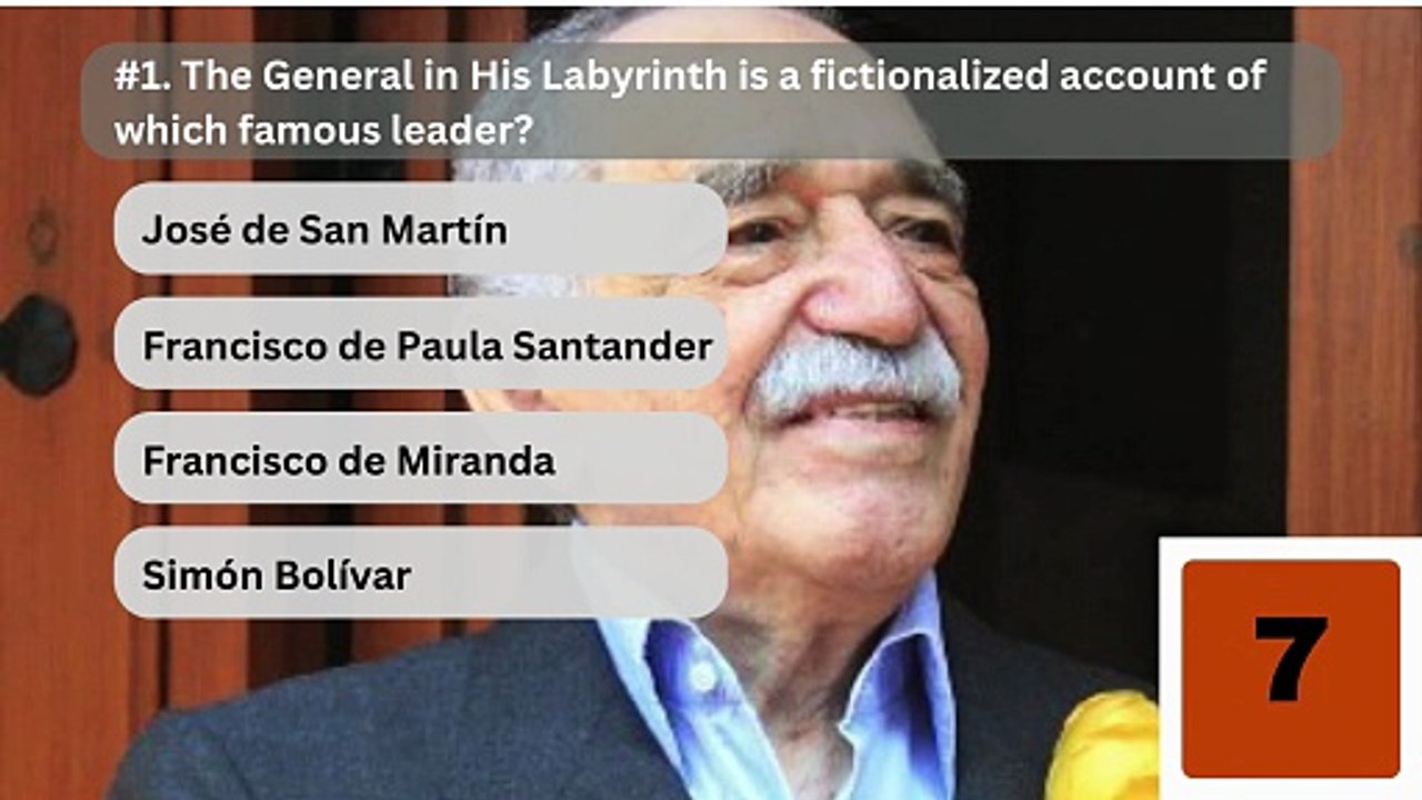 The Magical Gabriel García Márquez Quiz