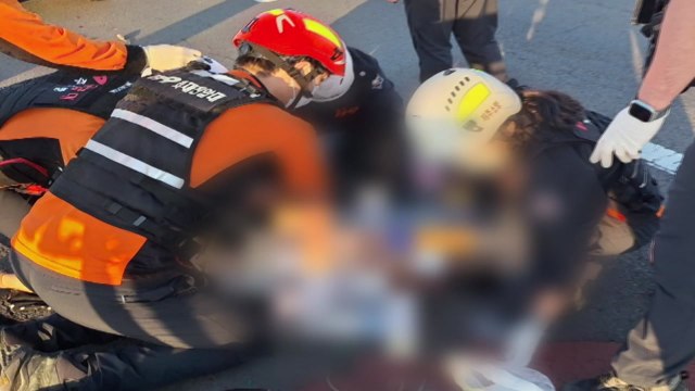 제주에서 무단 횡단 70대, 1톤 트럭에 치여 숨져 / YTN