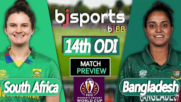 Women's World Cup 2025 | Bangladesh Women vs South Africa Women 14th ODI Match Preview |