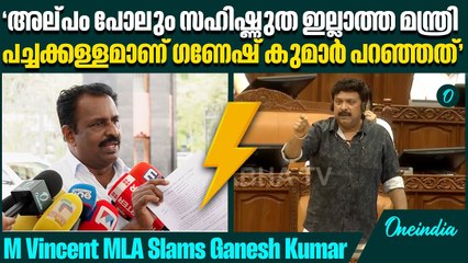 ഗണേശൻ മന്ത്രിയു‍ടെ അത്രയൊന്നും ഫ്ലക്സ് ഞാൻ വെച്ചിട്ടില്ല | M Vincent | K B Ganesh Kumar
