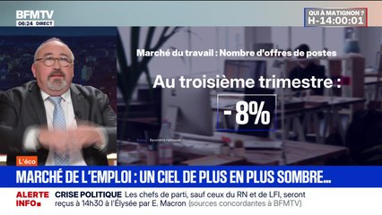 BFM Éco : Marché de l'emploi, un ciel de plus en plus sombre... - 10/10