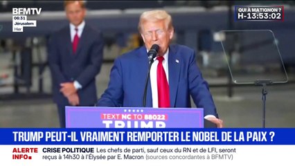 Donald Trump peut-il vraiment remporter le prix Nobel de la paix?