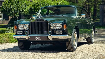 Unikat Rolls-Royce Corniche Shooting Brake by Niels van Roij mit E-Bike-Fahrradträger