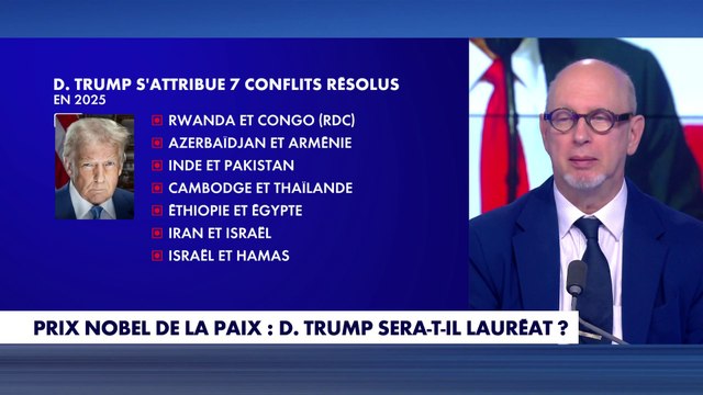 La chronique internationale : Prix Nobel de la paix : D. Trump sera-t-il lauréat ?