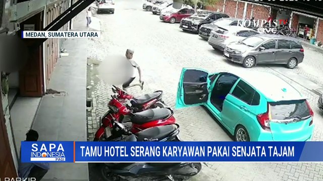 Karyawan Hotel di Medan Diserang Tamu Pakai Senjata Tajam | SAPA PAGI