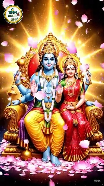 "जहाँ विष्णु हैं, वहाँ लक्ष्मी सदा रहती हैं 🙏✨ | Vishnu Lakshmi Story | Short Video"