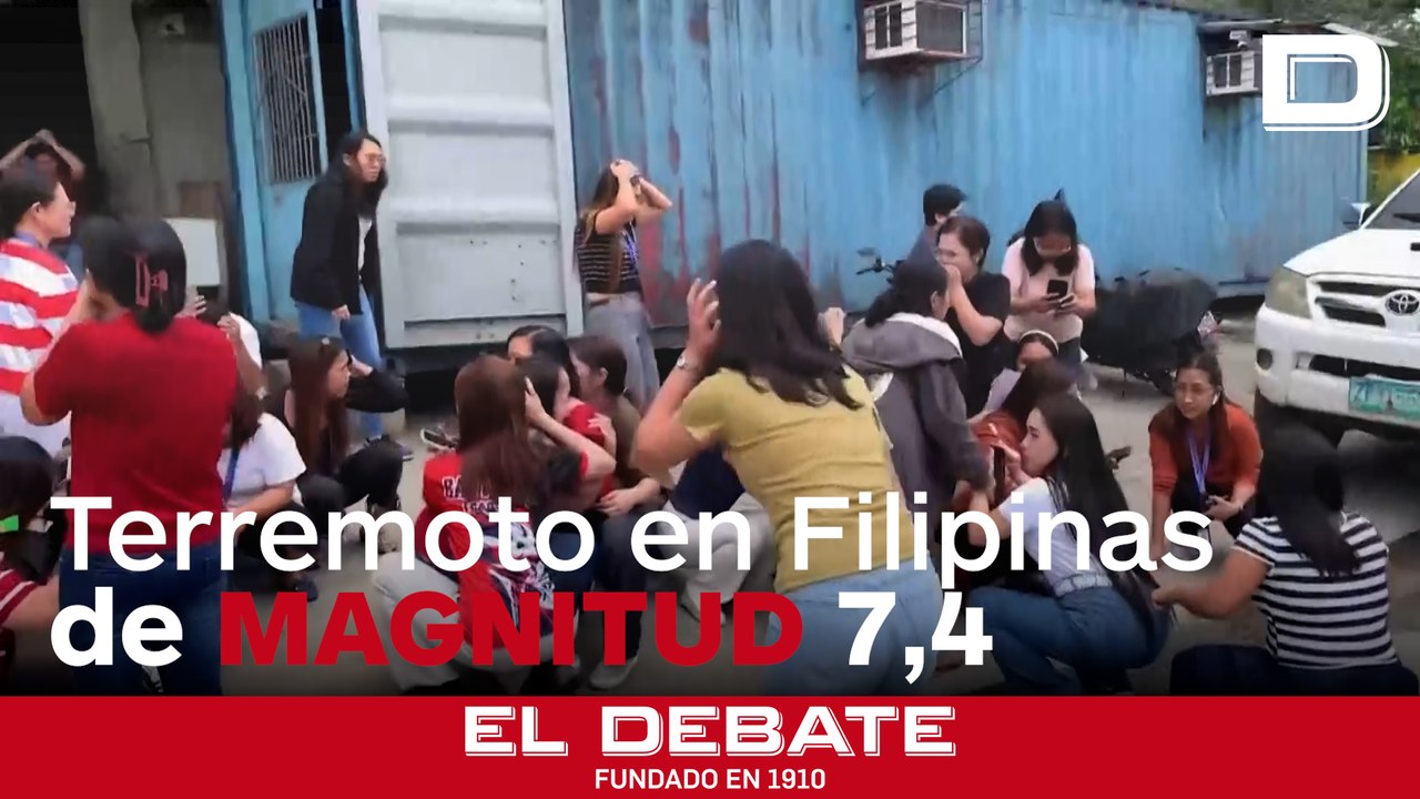 Un fuerte terremoto de 7,4 sacude Mindanao y activa alerta de tsunami en Filipinas