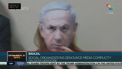 Brazil: Social organizations denounce media complicity in Gaza genocide