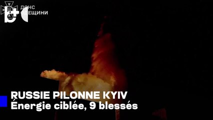 Russie frappe des appartements à Kyiv et des sites énergétiques dans une attaque majeure