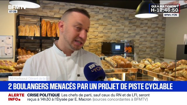 Installé depuis 10 ans près de Lyon, le commerce de ces deux boulangers risque d'être rasé pour la construction d'une piste cyclable