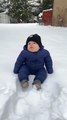 Baby Babbling in the Snow