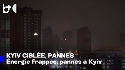 Attaque massive russe sur Kyiv: logements et sites d’énergie touchés; quartiers sans courant