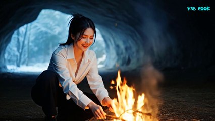 Part 2 - Girl Alone Survival Winter – The Giant Snow Python in the Frozen Forest