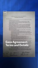 Gaza Agreement Terms and Details