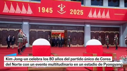 Kim Jong-un celebra los 80 años del partido único de Corea del Norte