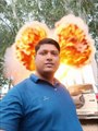 पीठ पीछे हुआ धमाका // There was an explosion behind his back // #shorts
