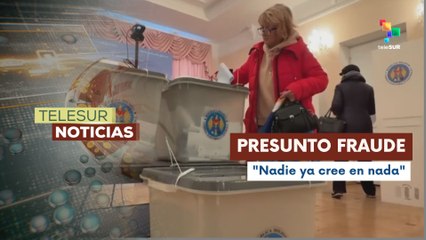 Elecciones en Moldavia han estado marcadas por denuncias de fraude
