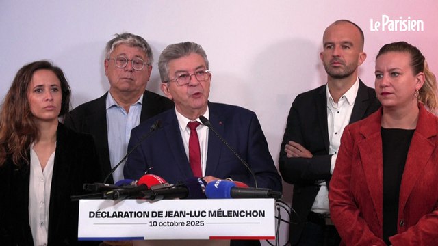 Crise politique : Emmanuel Macron est un « soldat perdu dans ses aberrations », tacle Jean-Luc Mélenchon