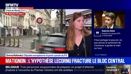 Emma Rafowicz, porte-parole du PS: "Nous voulons une cohabitation avec un Premier ministre de gauche"