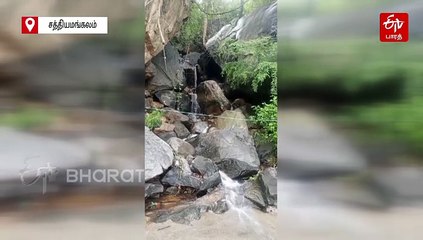 கடம்பூர் அருவிகளில் ஆர்ப்பரித்து கொட்டும் மழைநீர்: விவசாயிகள் மகிழ்ச்சி!