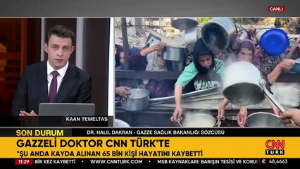 Gazzeli doktor CNN TÜRK’te: Sağlık altyapısında nasıl bir yıkım meydana geldi?